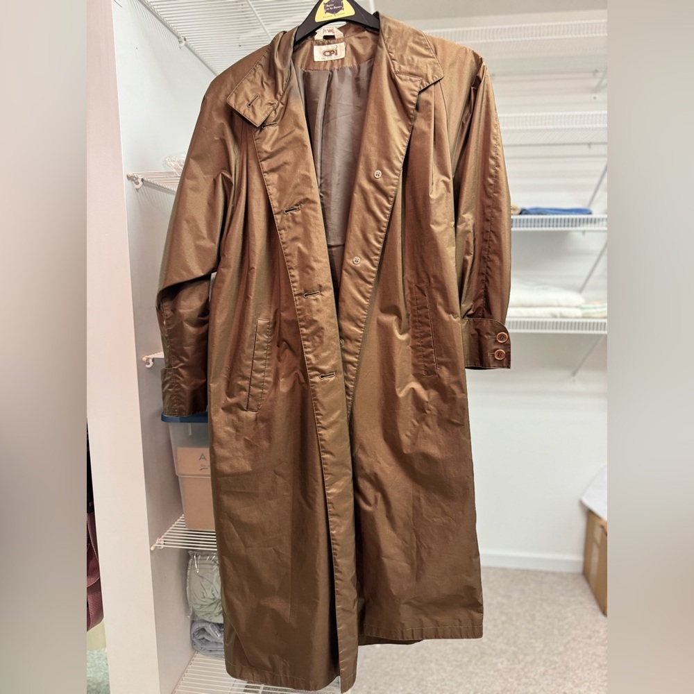 Women’s Brown Long Trench Coat - Classic Tailored Trench